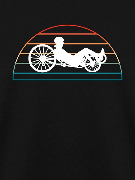 Liegerad Geschenk Shirt