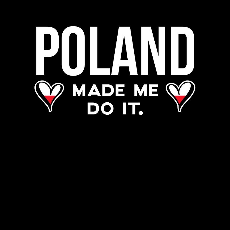 Poland Made Me Do It Shirt Geschenk