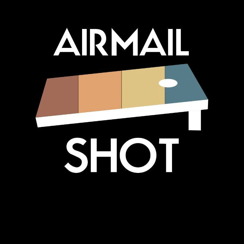 Airmail Shot Gift Cornhole Shirt