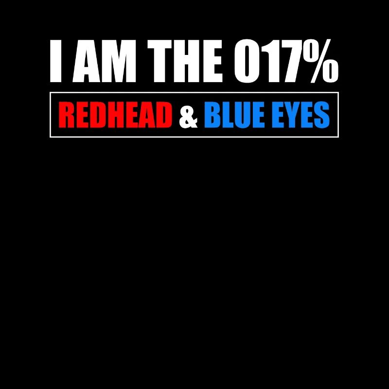 Im The 0.17% Redhead & Blue Eyes