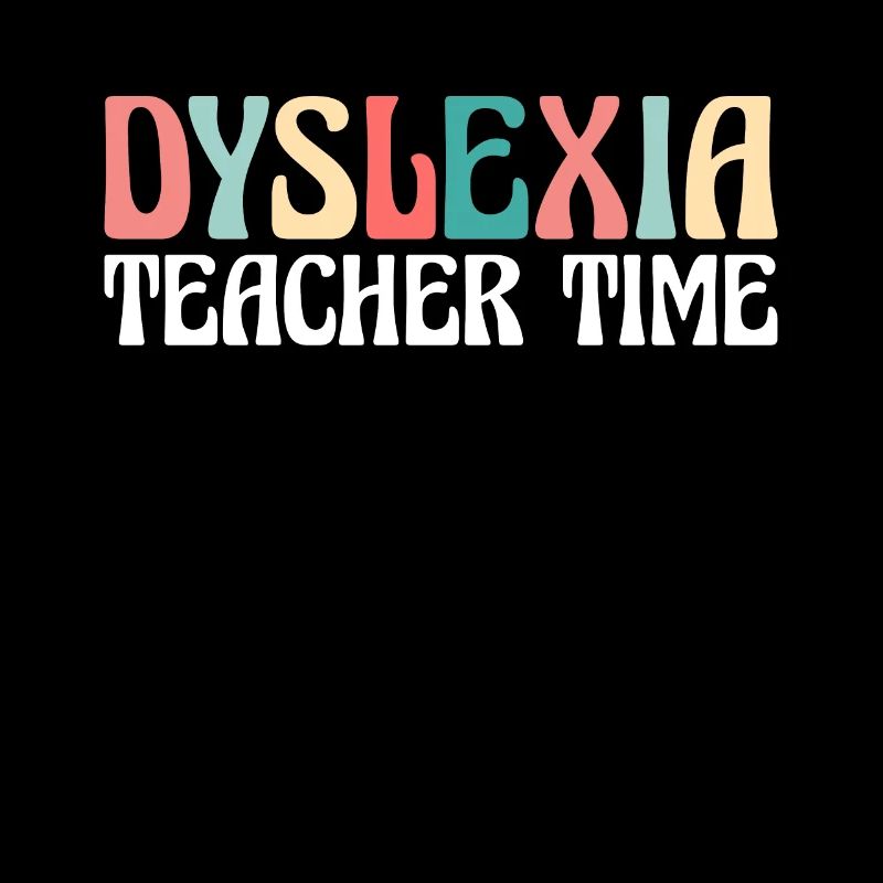 Dyslexia Teacher Time Shirt Geschenk