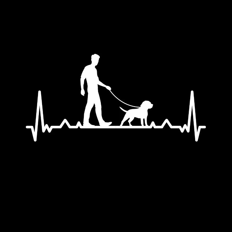 Herzschlag Herzlinie Herzfrequenz Hunde Sitter
