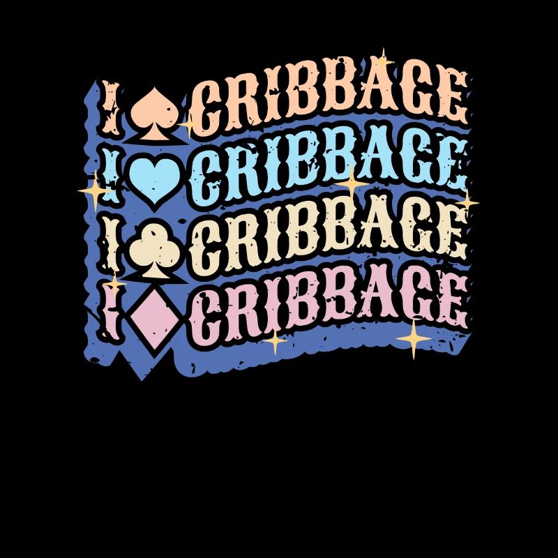 I Love Cribbage Shirt Gift