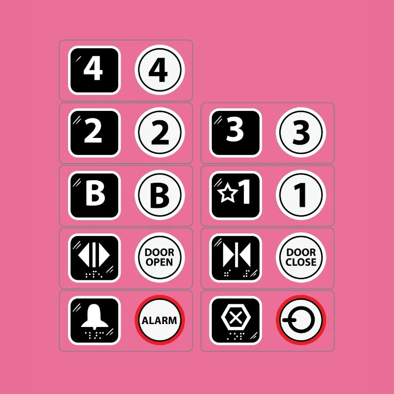 Chemise Elevator Buttons