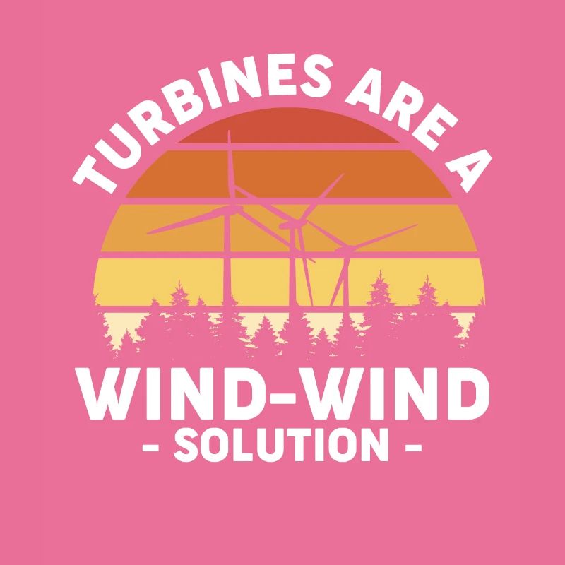Les turbines sont une chemise de solution éolienne