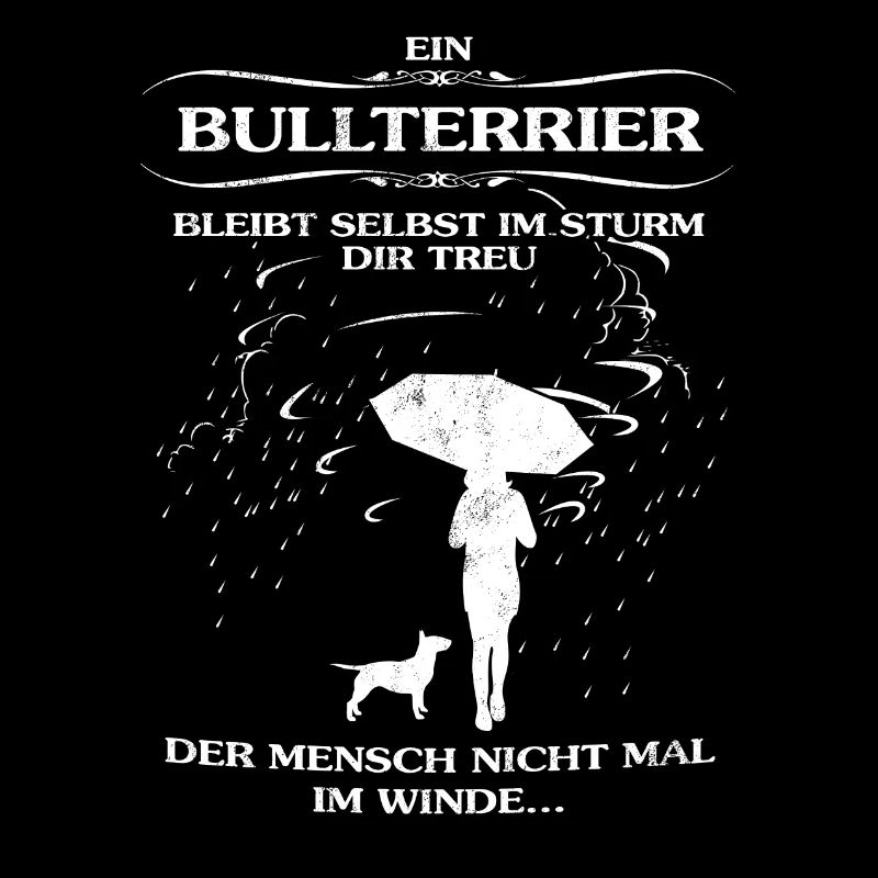 Frauen-Hundeshirt mit Bullterrier