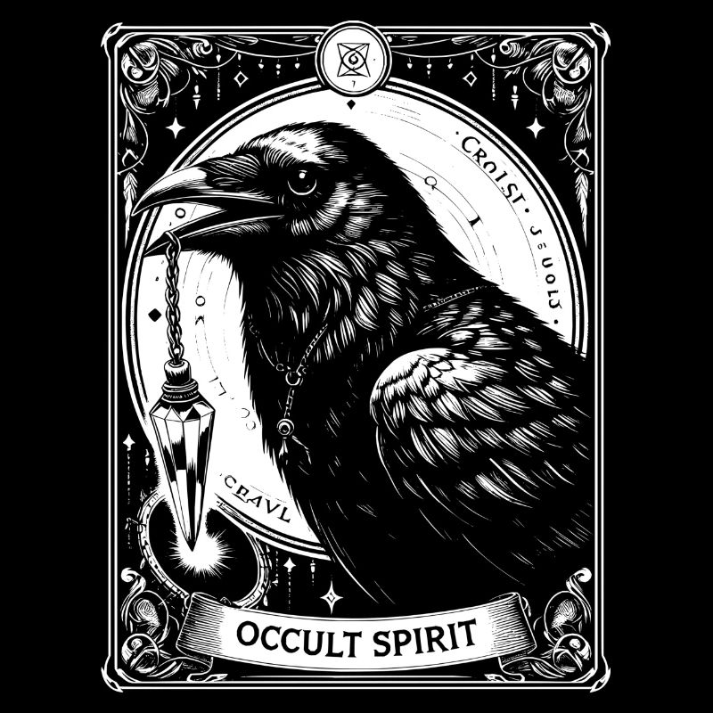 Occult Spirit Corbeau Pendule