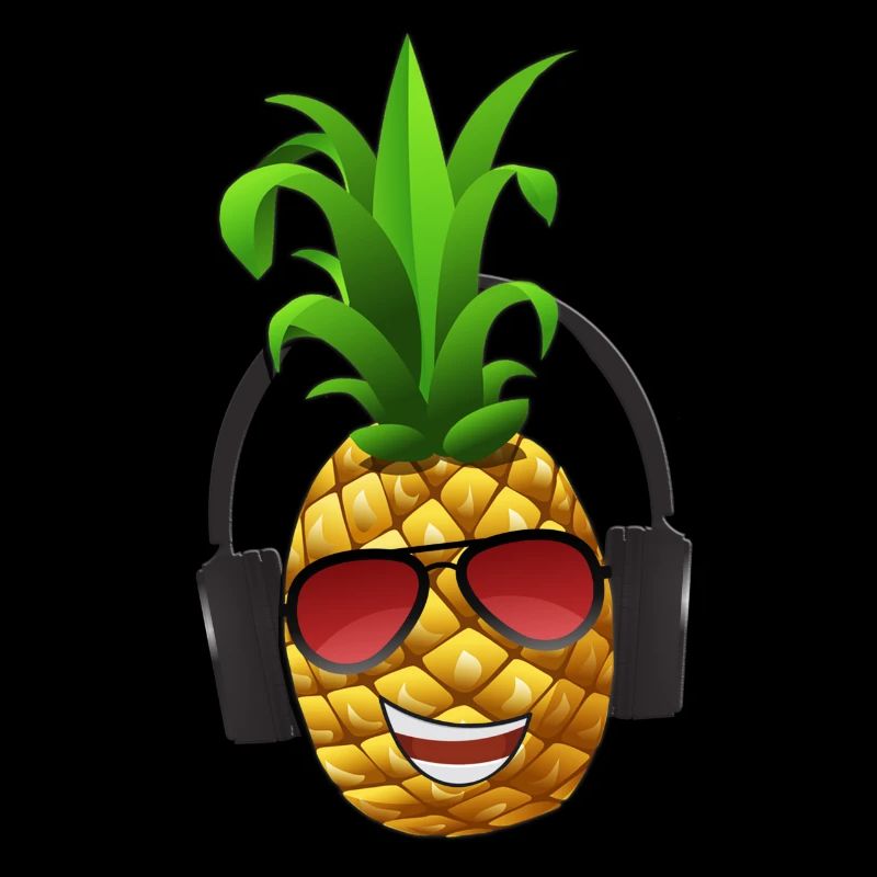 Fröhliche Ananas