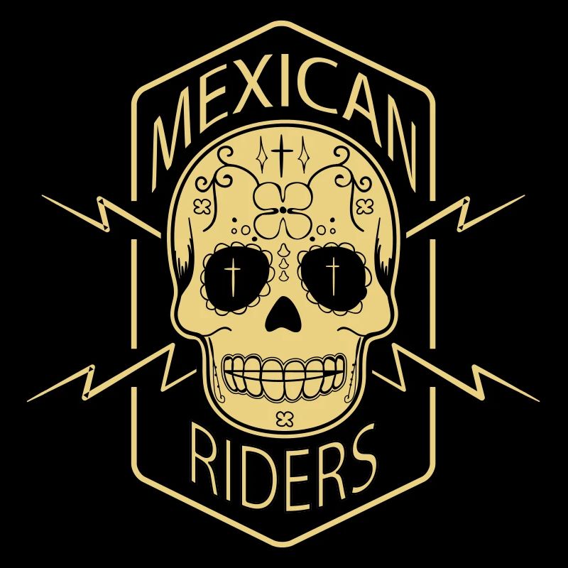 Mexican Skull - Motorbikes