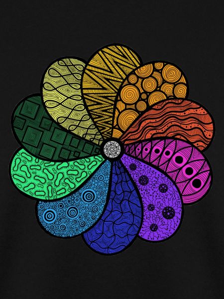 Blume Zentangle Style