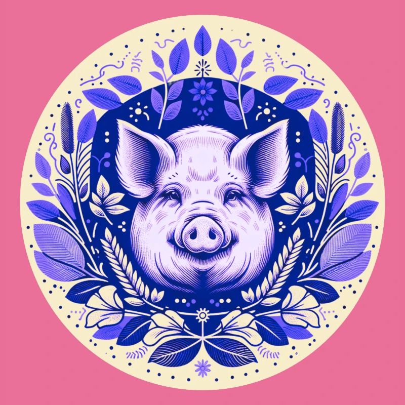 Cochon en grès