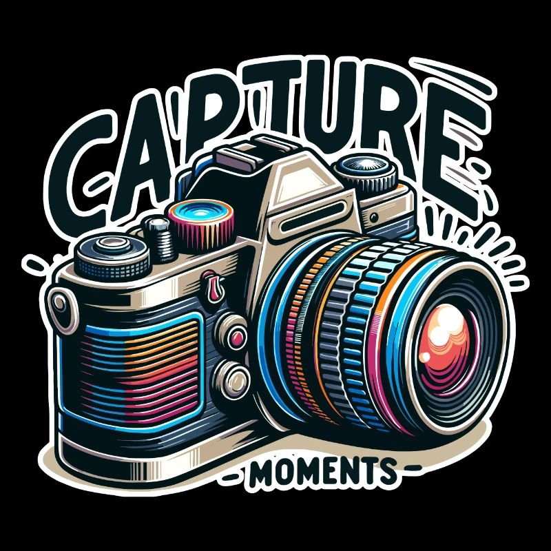Capture Moments - Camera Illustration