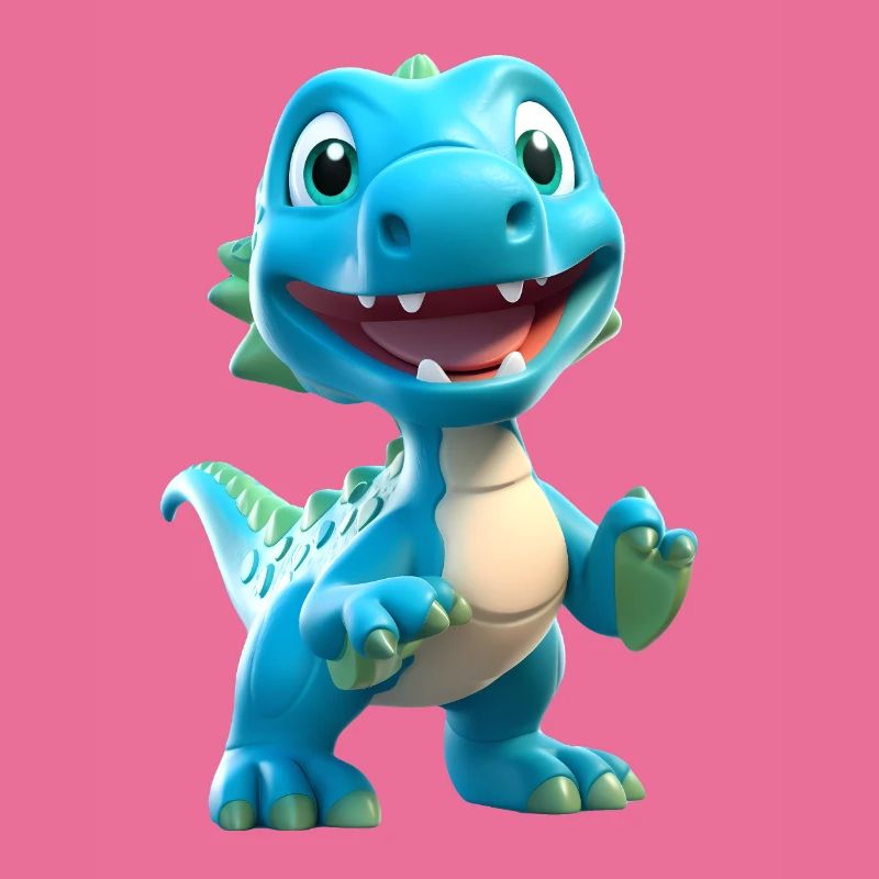 3D-Cartoon-Dinosaurier