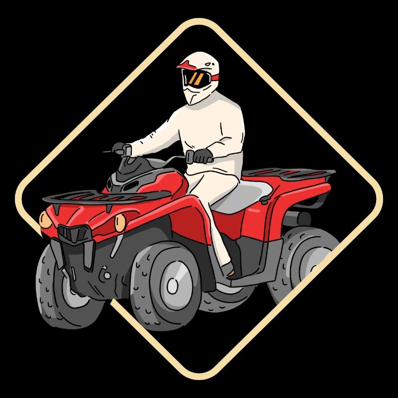 Cooles ATV-Design für Quad-Biker