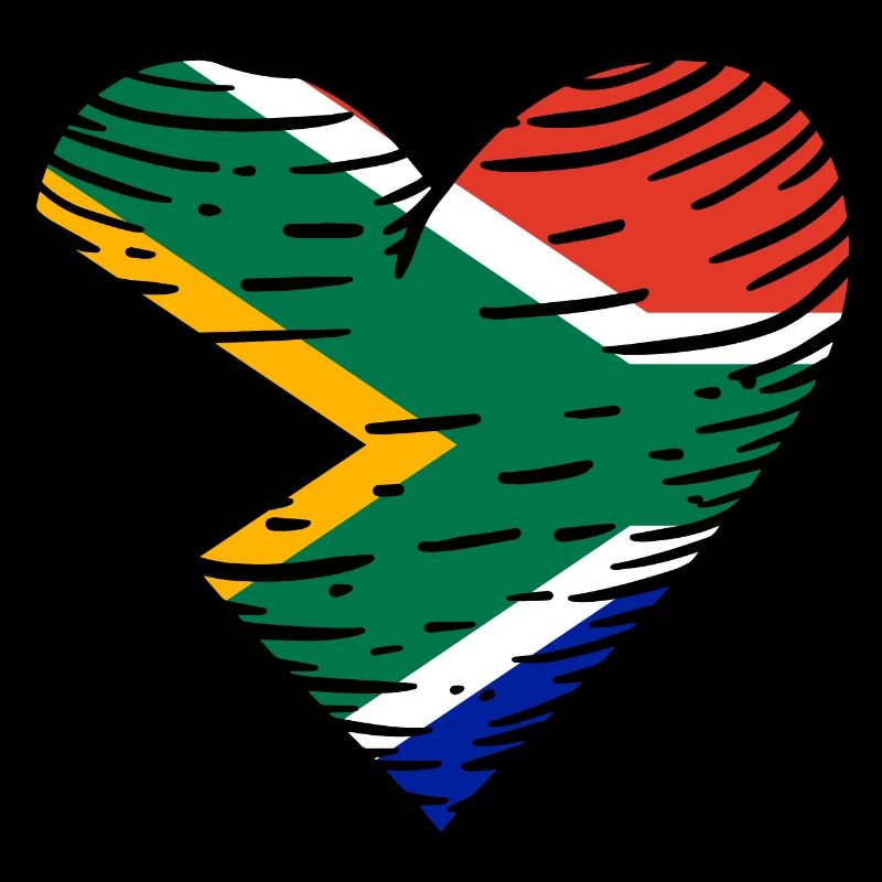 Afrique du Sud drapeau drapeau africain