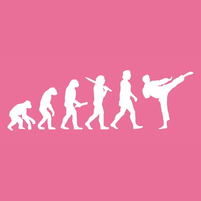 Evolution Karate Kampfsport Kick Karateka Geschenk