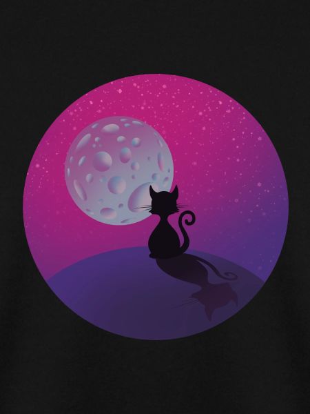 Katze und der Mond