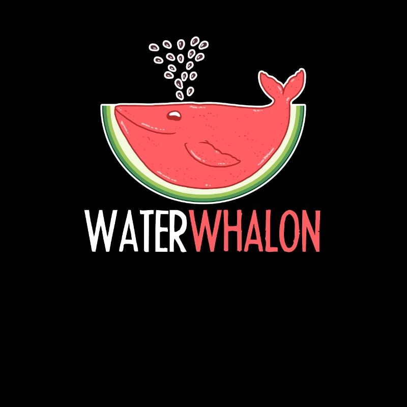 Wassermelone Netter Wal Wasserwal Seefischliebhaber