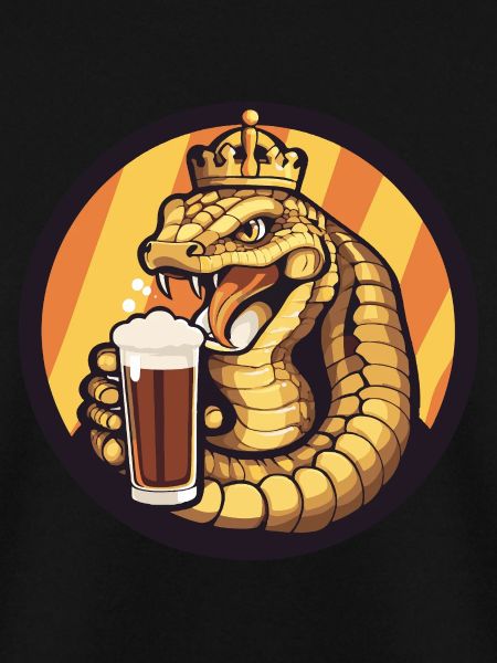 Schlange Kobra Bier