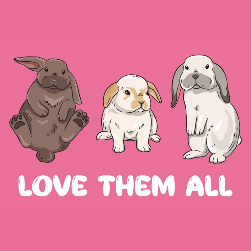 Conception de lapin mignon pour les propriétaires de lapins