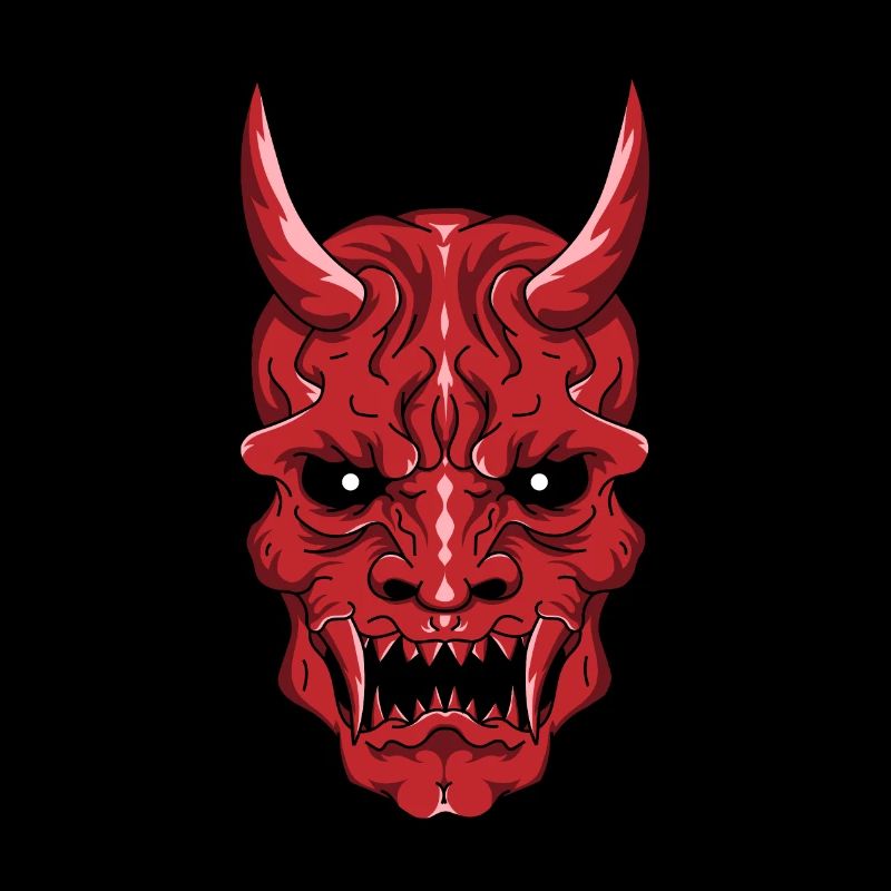 Epic Oni Demon Skull - Rouge