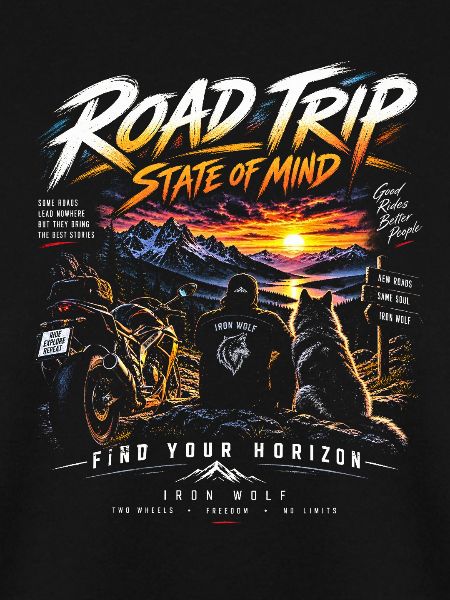 Roadtrip-Geisteszustand – Motorradabenteuer