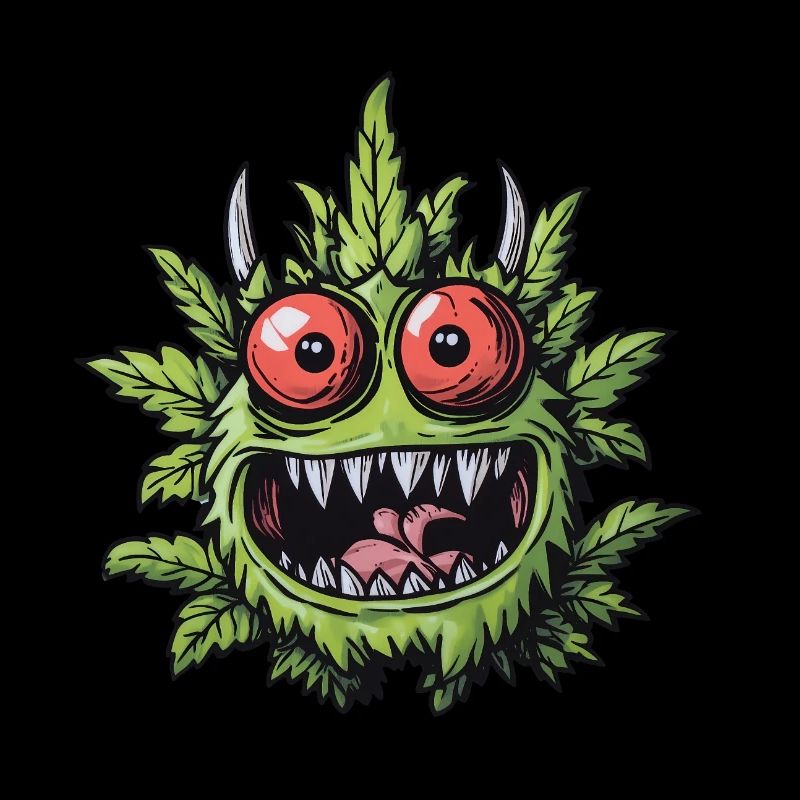 Cannabis Monster – Funny Weed Design