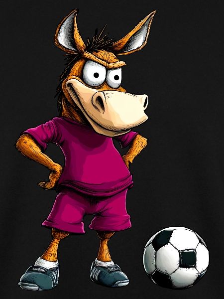 Esel Fussball
