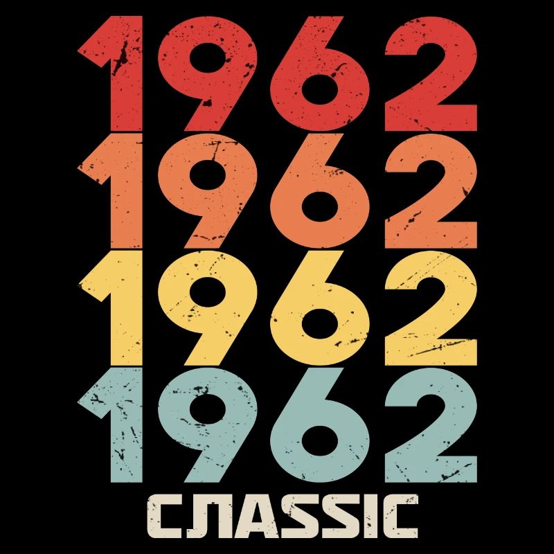 1962 Jubilé dans un style vintage classique 1962