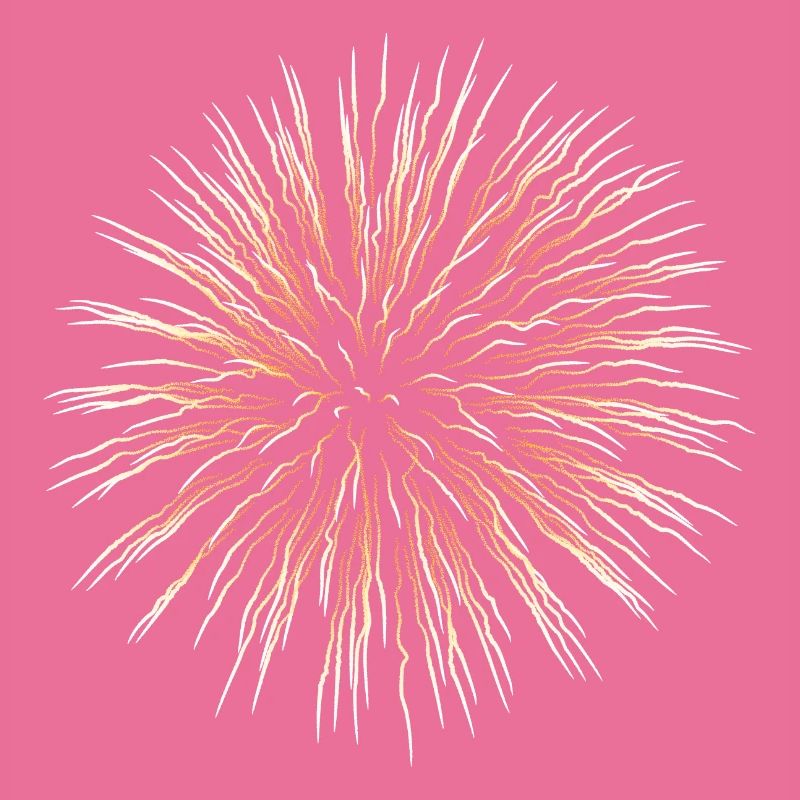 Gold willow firework