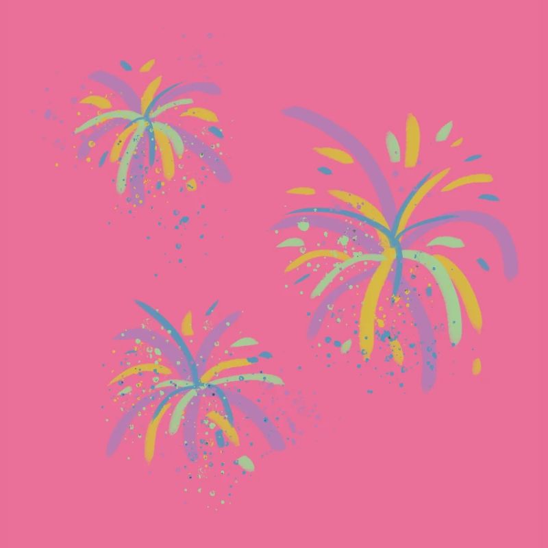 Festive fireworks