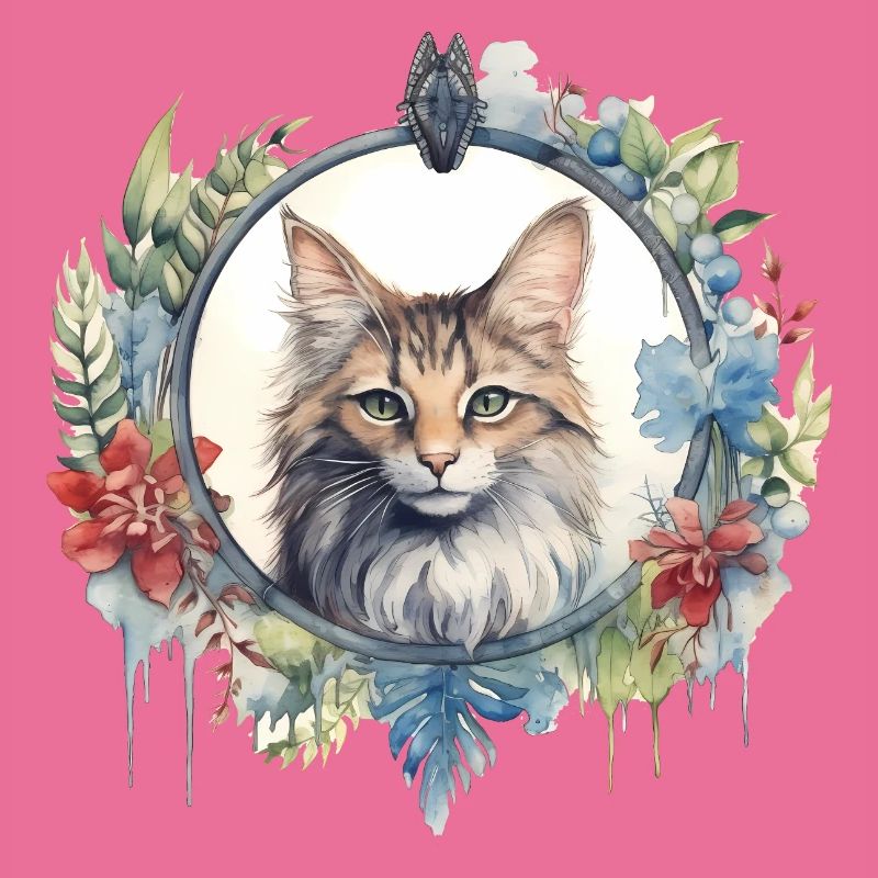 Manx Cat Boho Style, Chats d’amour