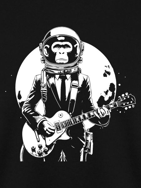 Lustiger Astronaut Affe