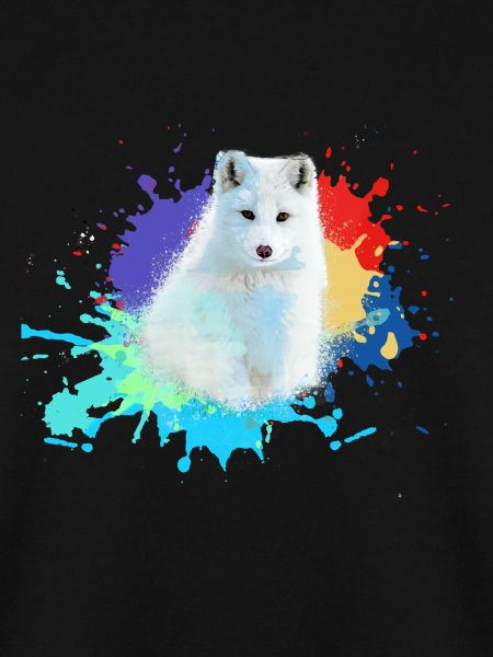 polarfuchs, fuchs,mint,aquarell ,malerei,bunt