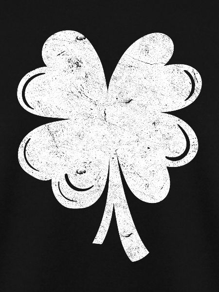 White four-leaf clover