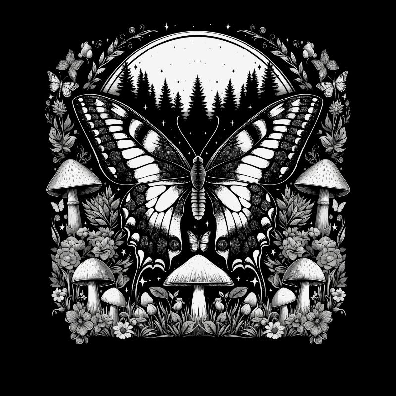 Papillon de noyau de fée