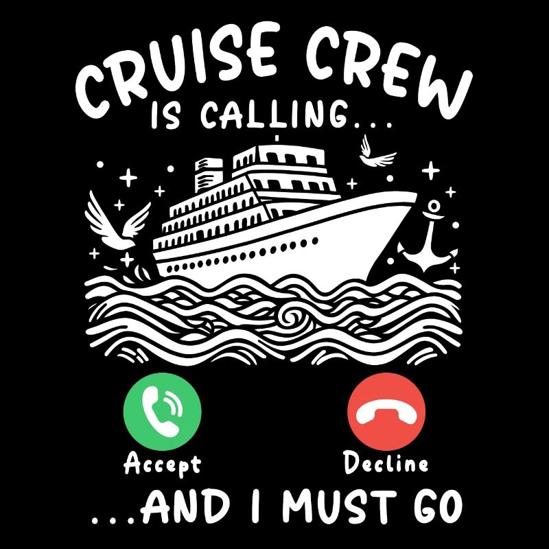 L’équipage de croisière m’appelle et je dois y aller