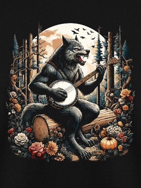 Werwolf mit Gitarre