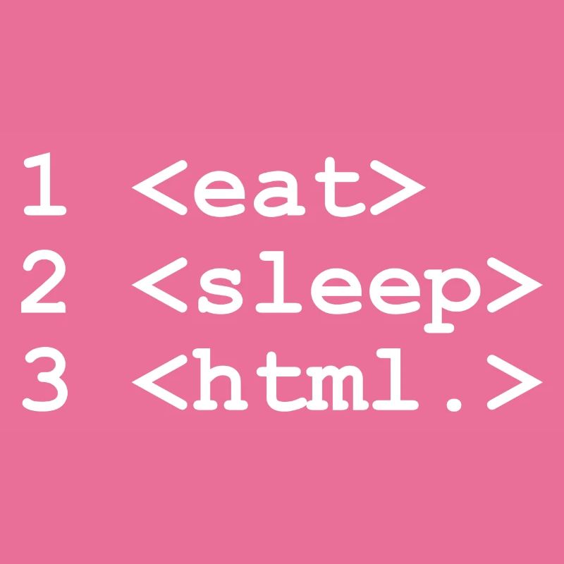 Manger du sommeil HTML