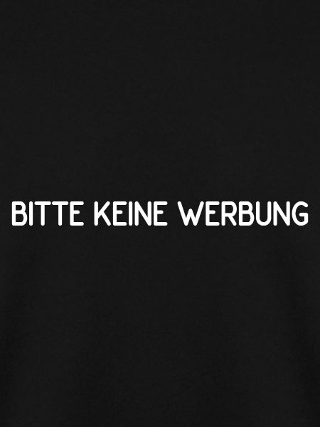 Bitte keine Werbung