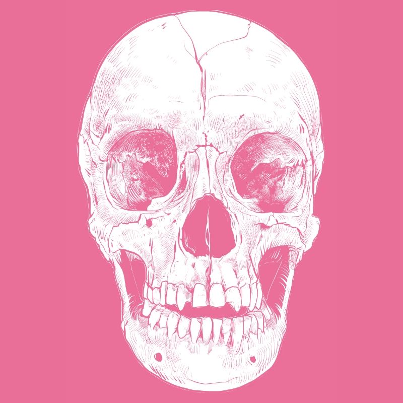 Skull skull grumpy bones head