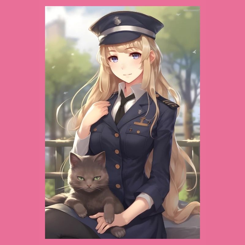 Anime Mädchen Uniform Geschenk