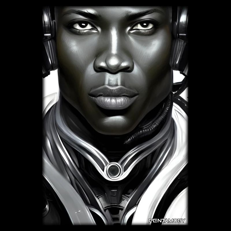 Cyborg Mann Zukunft Sci-Fi Maschine Technik