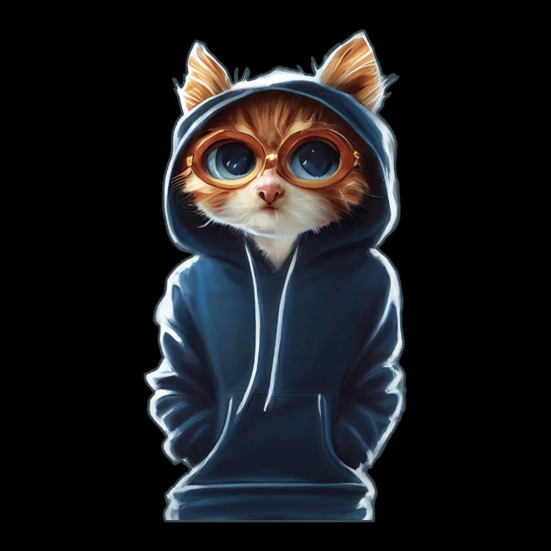 Katze mit Pulli 2