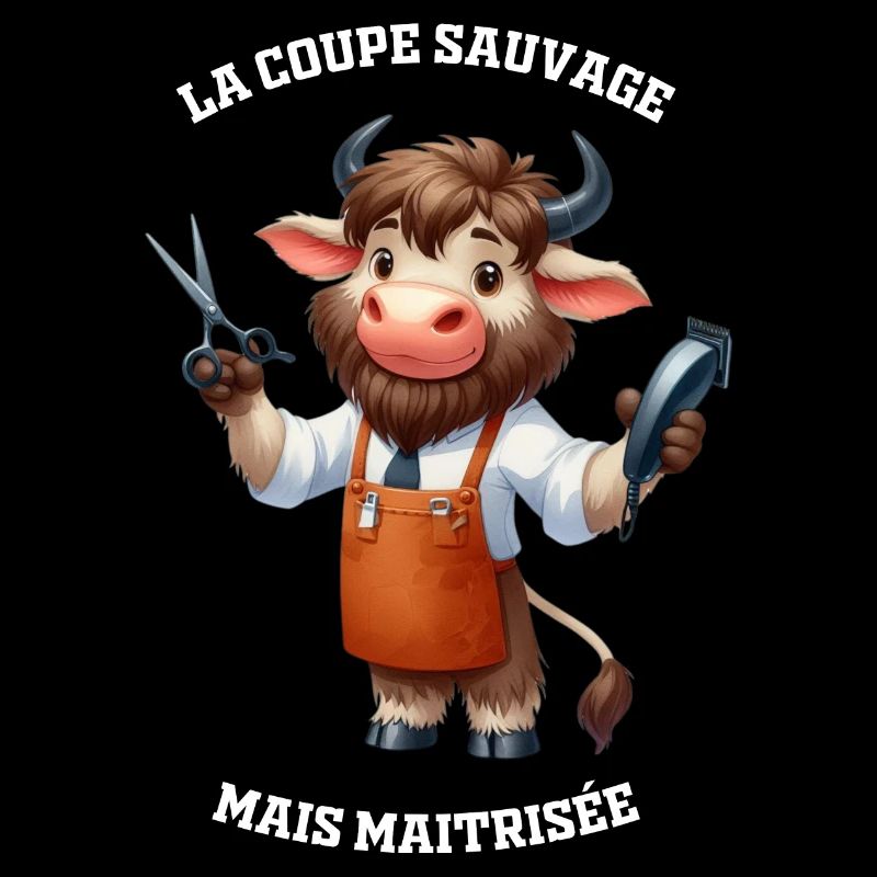 Bison Coiffeur coupe sauvage - Collection métiers