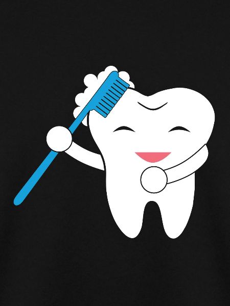 Dental flossing make dance