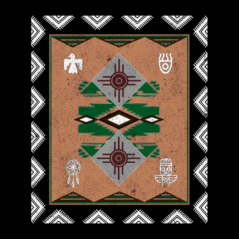 Ureinwohner Navajo Teppich Stil