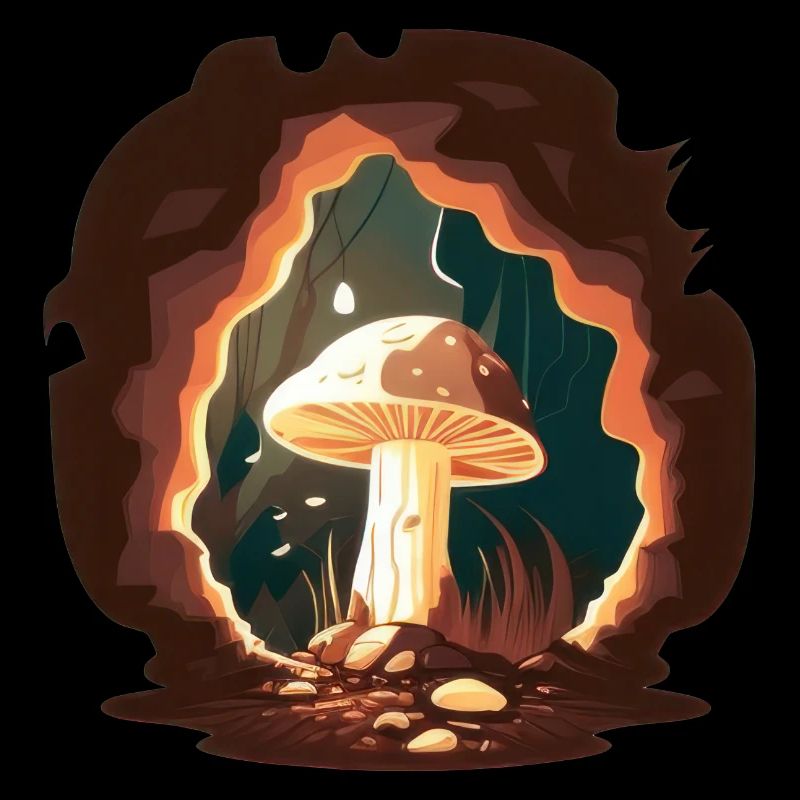 Gloomy Mushroom - Leuchtender Pilz