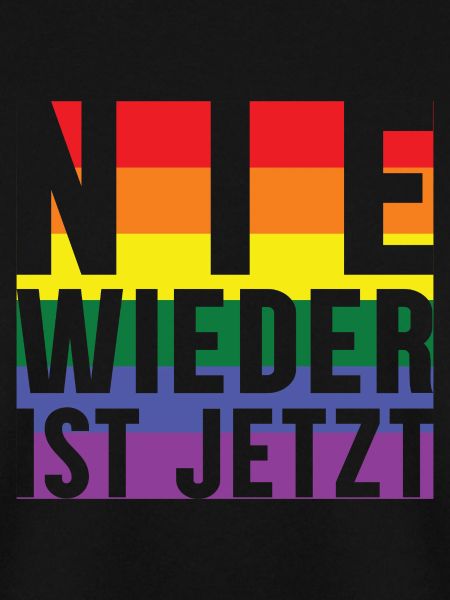 Never again lettering Pride