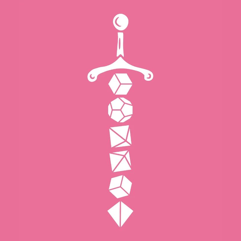 Polyhedral Dice Schwert